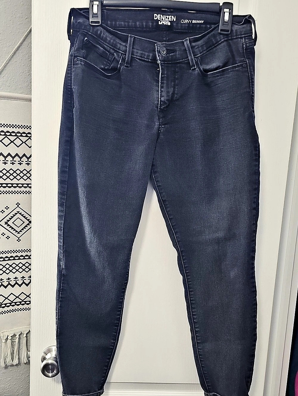 Levi's Curvy Skinny Jeans Waist 12S Black